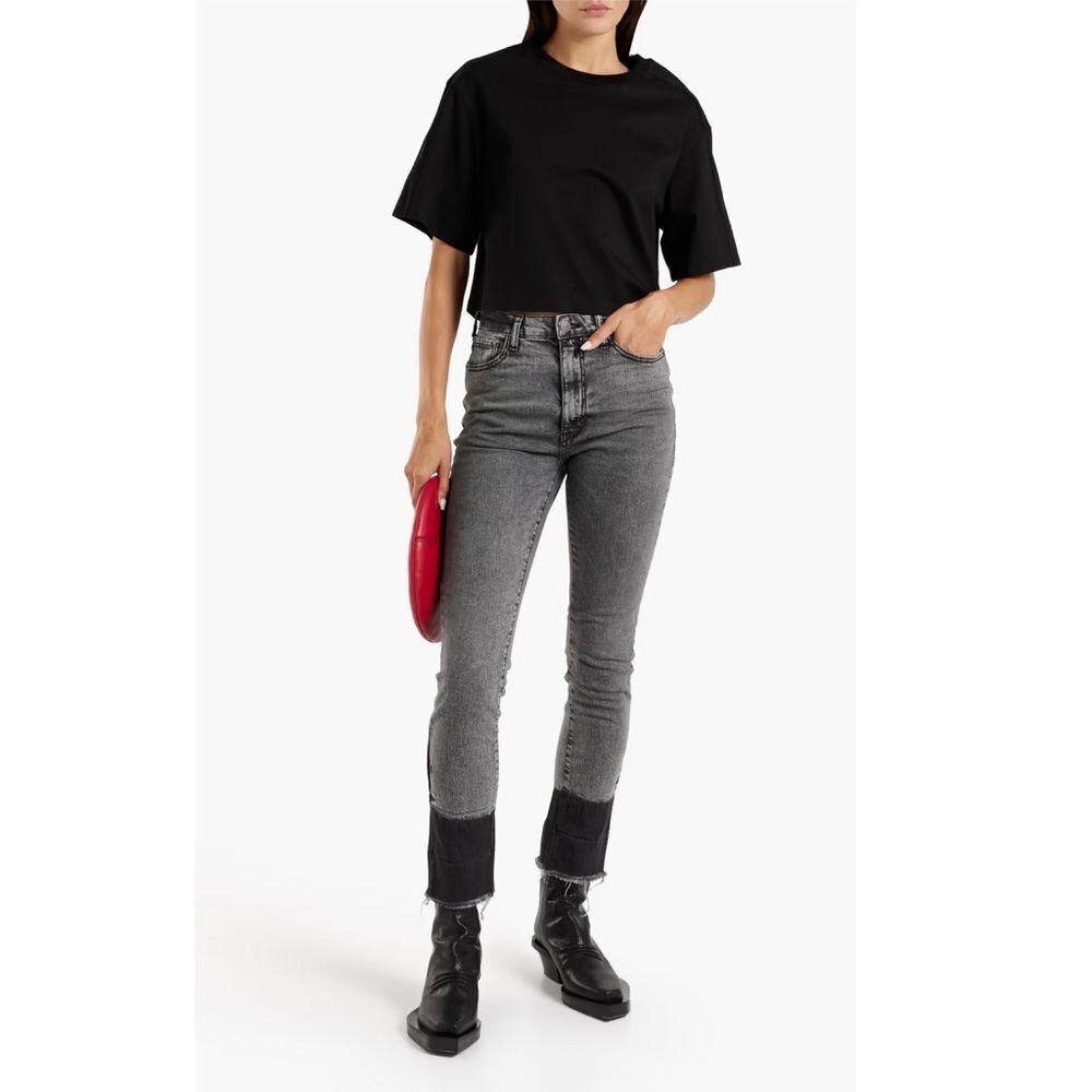 SER.O.YA Revolve Toya Two Tone High Rise Jeans NWT 25